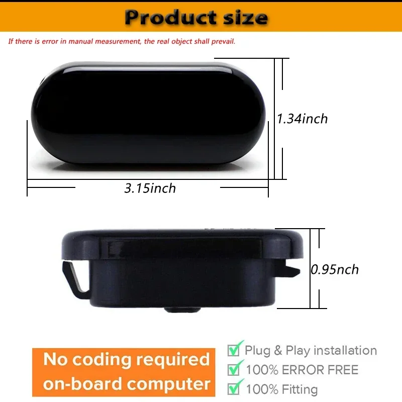 2 قطعة النمط الأوروبي المدخن عدسة العنبر LED أضواء العلامات الجانبية لفولكس واجن MK4 جولف جيتا بورا B5/B5.5 باسات أو بيتل و GTI R32
