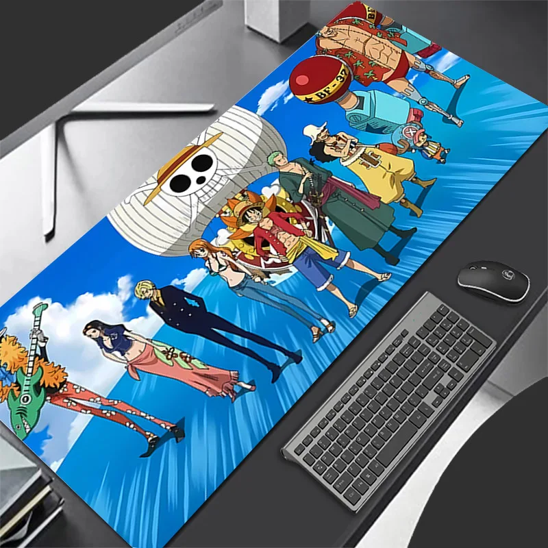 Mouse Pad One Piece Anime Durable Large Gamer Gaming Accessories Speed Keyboard Rubber Lock Edge Desk Mat Laptop Mousepad - view 3
