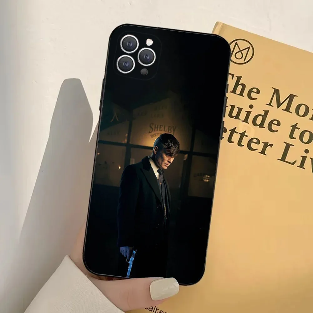 1pc Film P-Peaky B-Blinders Custodia per telefono in silicone morbido per IPhone 16 15 14 13 12 11 Plus Pro Max Plus