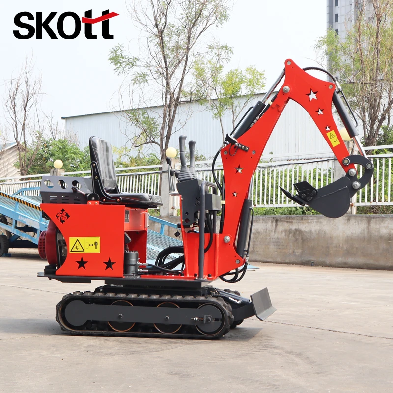 Versatile 0.8T Mini Excavator | Custom Attachments Available | Direct Manufacturer | Fully CE Compliant | Installation Guidance