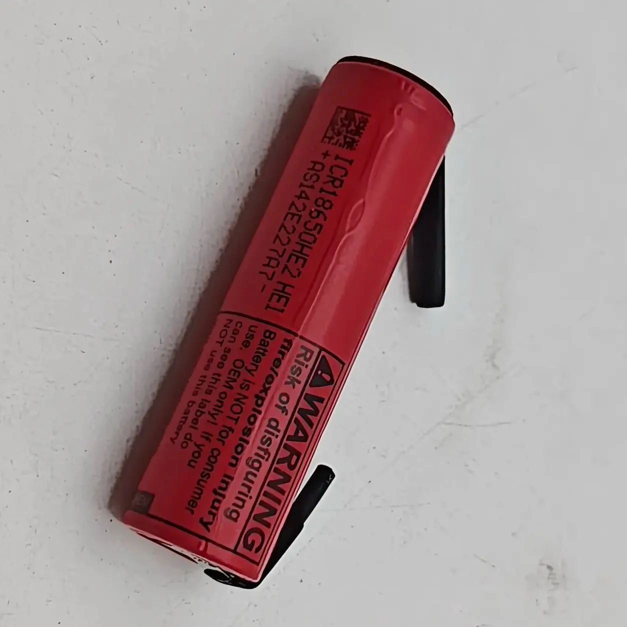 

3.7V 2500mAh 18650 rechargeable battery toy flashlight lithium battery + DIY Nicke 100% Original INR 18650 HE2 HE1 discharge