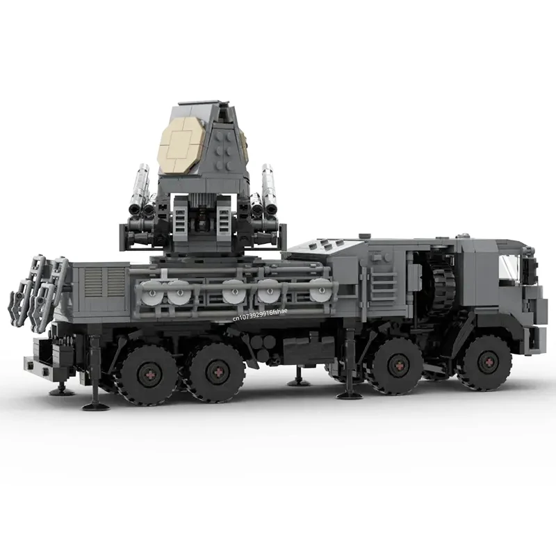 1845PCS WW2 Military MOC PANTSIR S2 SA-22 air defense system Model DIY creative ideas high-tech ChildToy Gift Armored Car Blocks