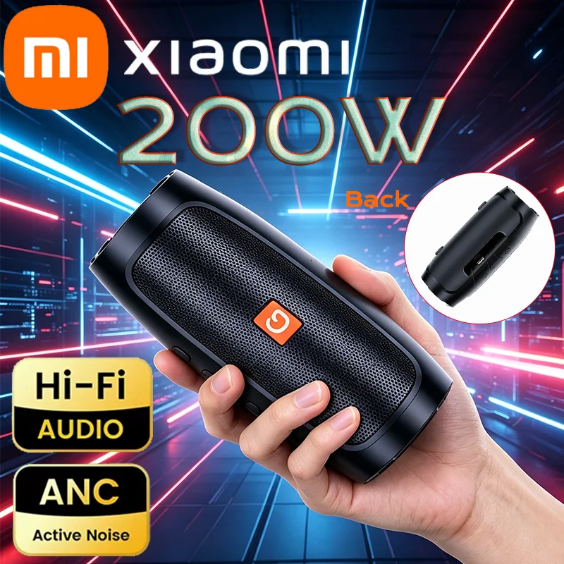 

Портативные Bluetooth-колонки Xiaomi с сабвуфером, стереозвуком, водонепроницаемостью, беспроводным подключением, поддержкой FM-радио и TF-карт