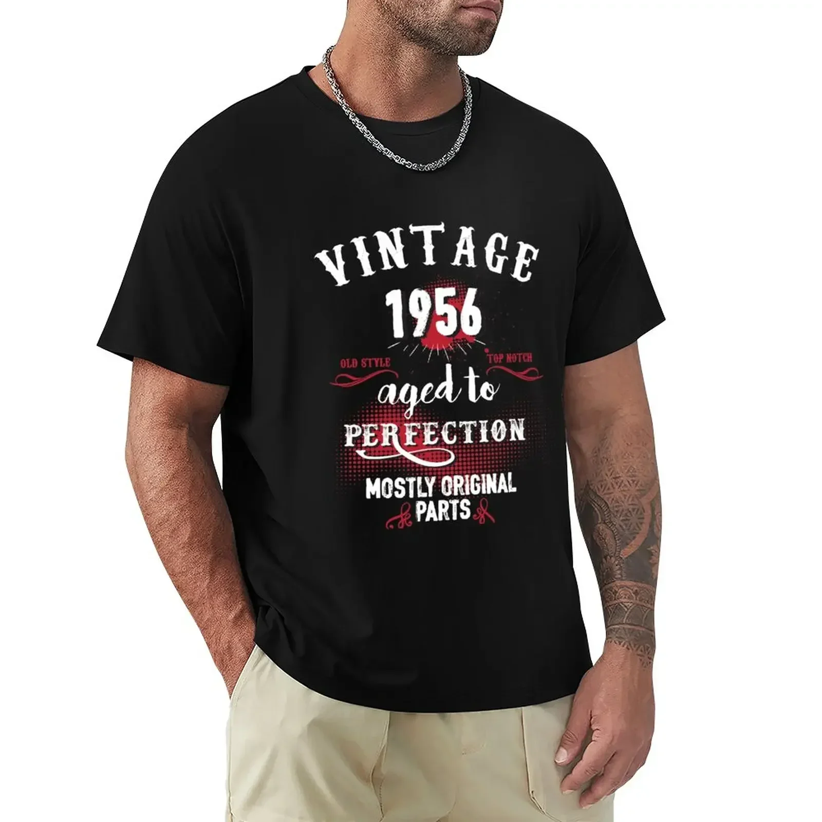 

1956 Aged to Perfection, Mostly Original Parts T-Shirt Blouse heavyweights mens designer t shirt