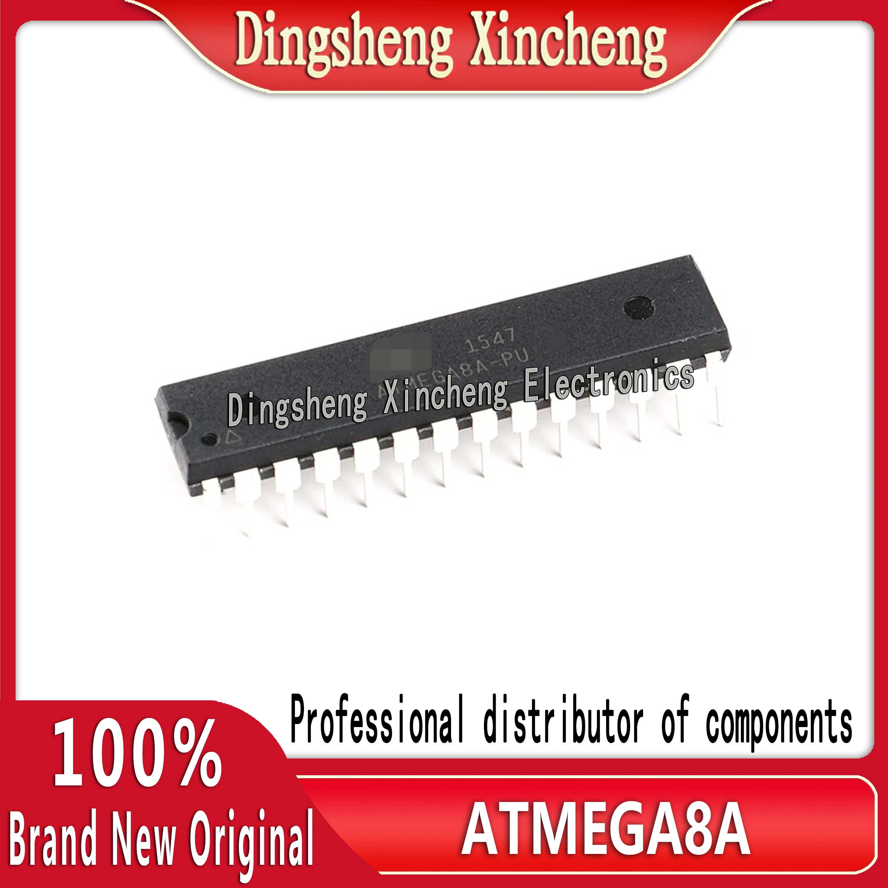 New genuine direct insertion ATMEGA8A-PU AVR microcontroller/8K flash microcontroller DIP-28