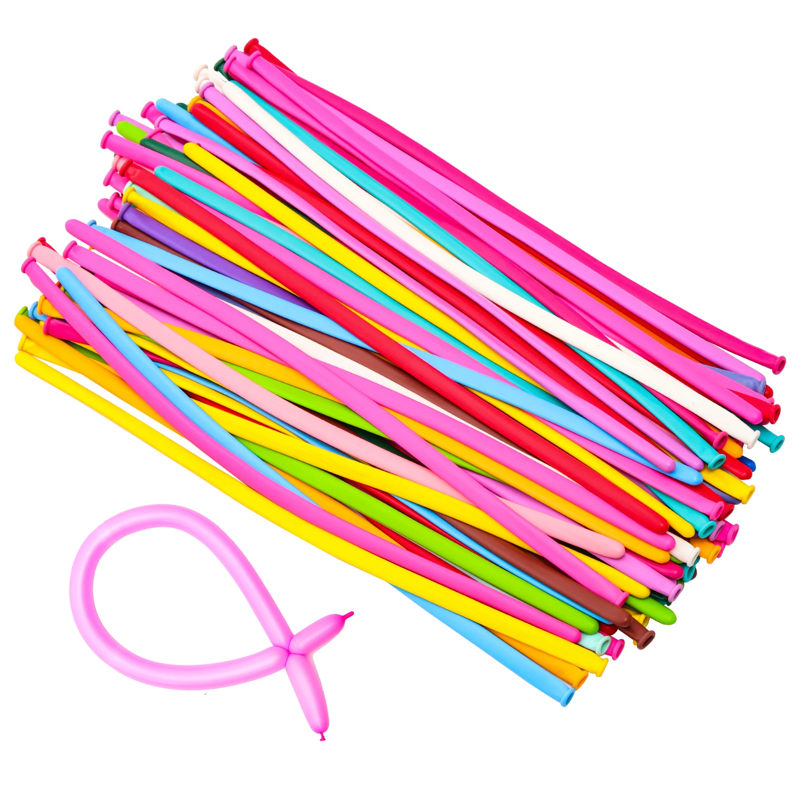 Ballons Décoratifs Longs Blancs pour Cérémonie de Mariage, Accessoire de ixd'Anniversaire, 100 Pièces, 360