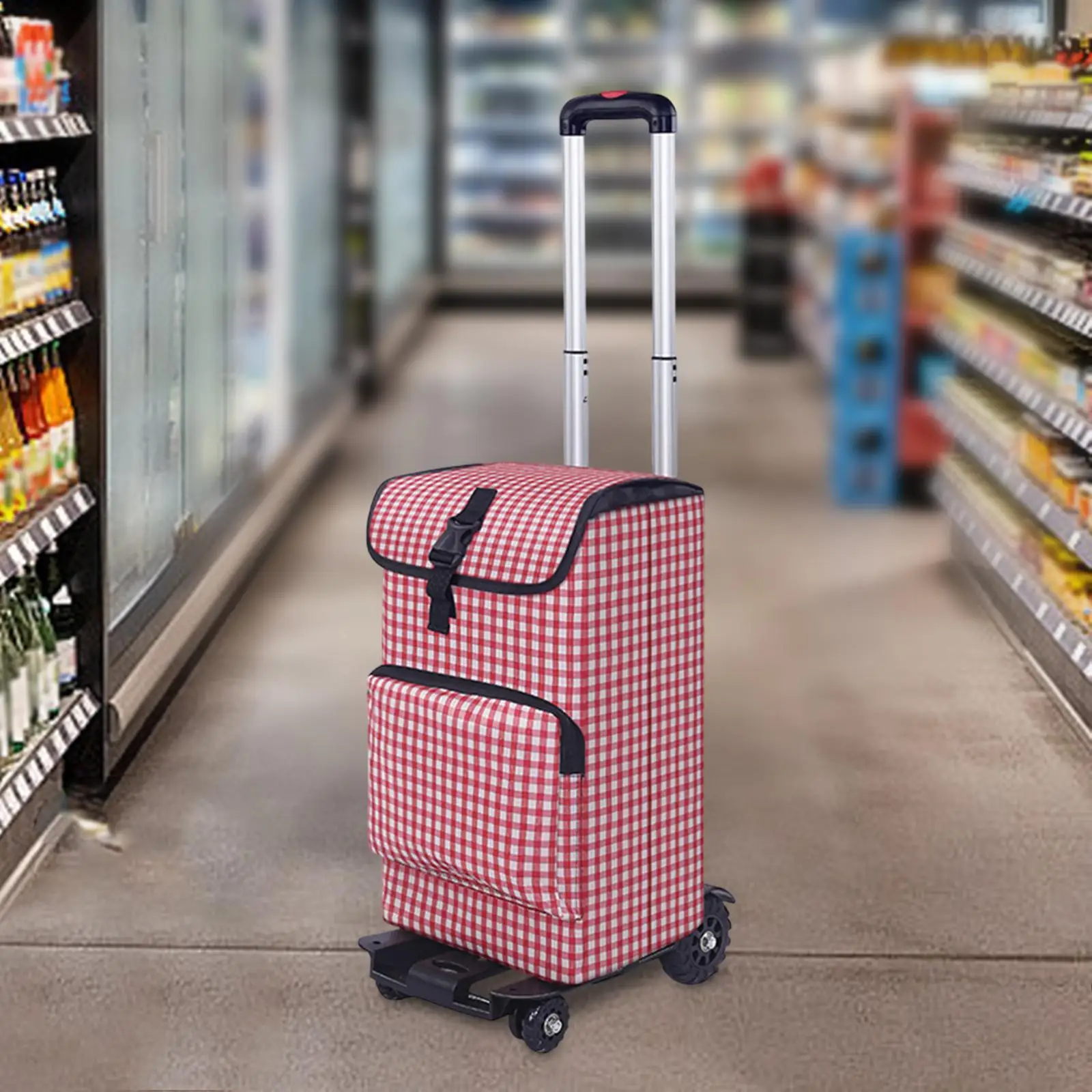 Shopping Cart Bag Portable Large Foldable Grocery Cart Bag Trolley Replacement Bag for Shopping Cart Utility Cart Grocery Cart