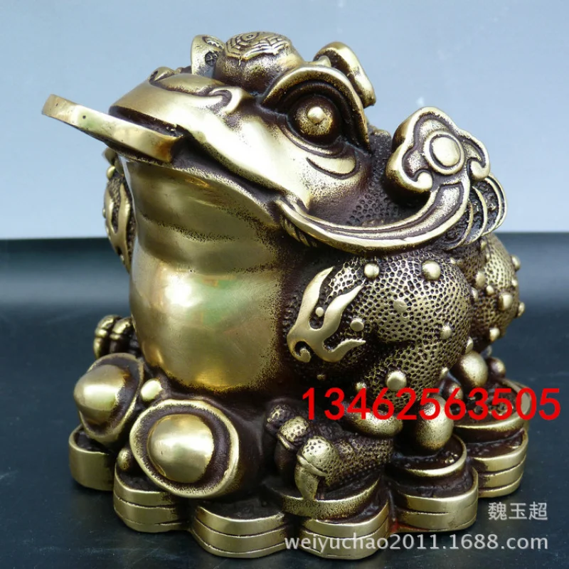 

Оптовая торговля фабрики украшения из чистой меди слитков-золотая цикада трехугольные деньги Ruyi жаба открытие G