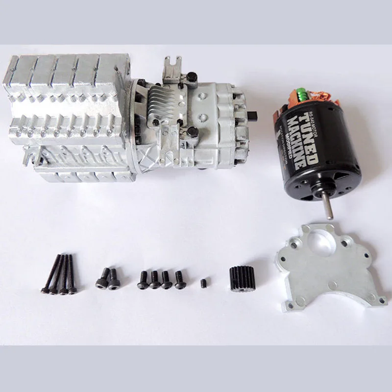 Jdm-100 Automatic Gearbox 1/14 Trailer Dumpt-Headed Transmission For Tamiya Lesu Scania Man Actros Volvo Car Parts Rc DIY Truck