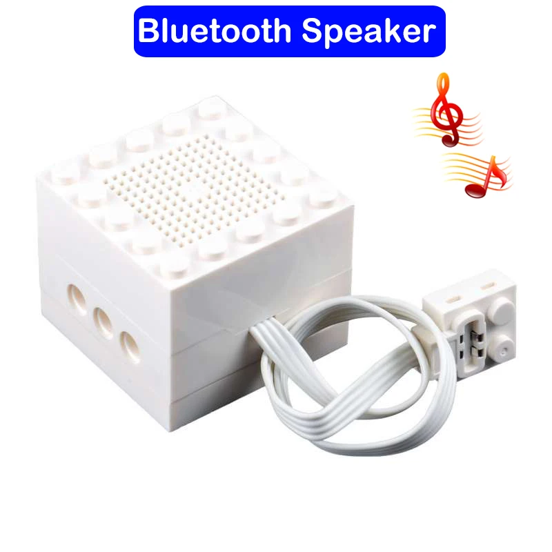 Bouwstenen Bluetooth Speaker Moc Creatief Geluid Muziek Spelen Technische Onderdelen Voor Auto 'S Treinen Compatibel Met Legoeds