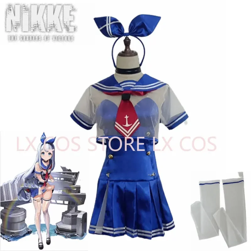 

Game NIKKE The Goddess of Victory Cosplay Costume Dress Adult Sailor suit Halloween Costume Clothes