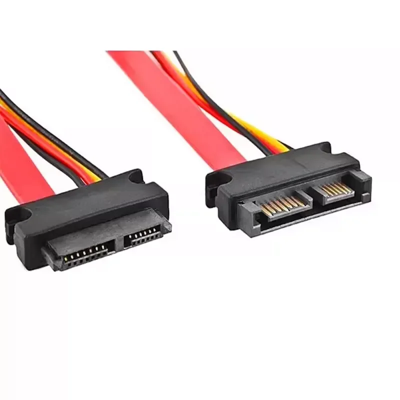 for 7+6Pin Notebook Optical Drive Extension Cable SATA Male to Female 13P Extender Cord for Laptop DVD ROM Drive Connection
