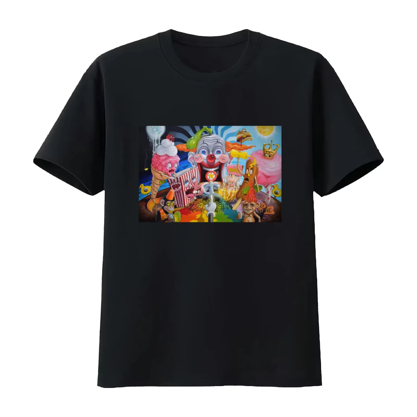 Sideshow Allegory of Carnival Knowledge FPS T-Shirt Summer Casual Cotton Tee Oversized Streetwear Tops Vintage Graphic Print