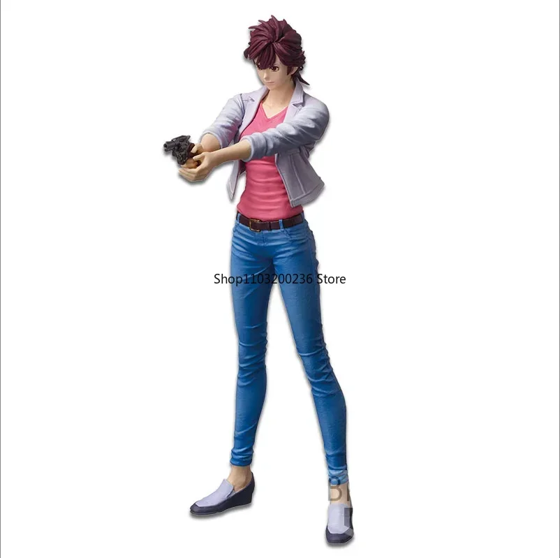 Bandai Original City Hunter Makimura Kaori Saeba Ryo MASTER STARS Anime Action Figure Desktop Ornaments Cartoon Figures Model