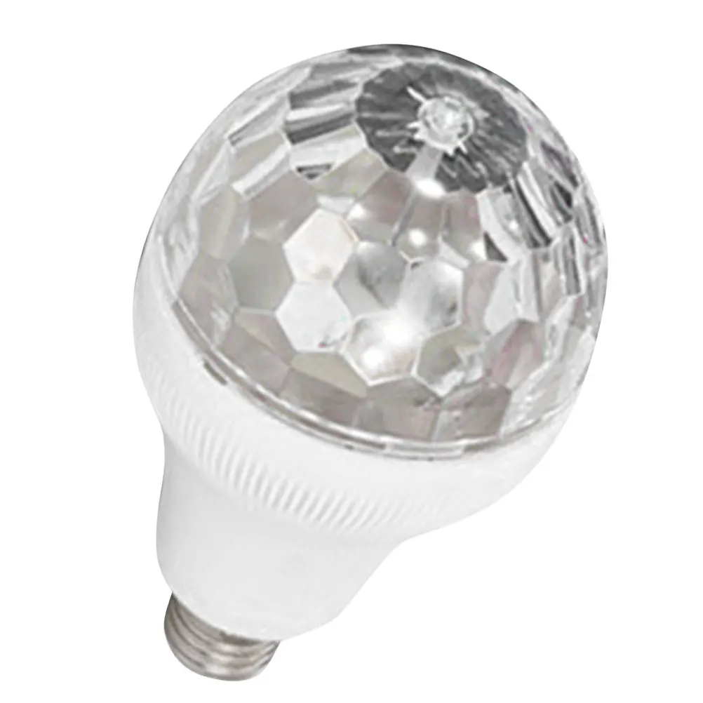 

RGB Stage Light Bulb Disco Party Lights Crystal Ball Rotating Multicolor LED KTV Atmosphere Home Dance Ambient Lamp