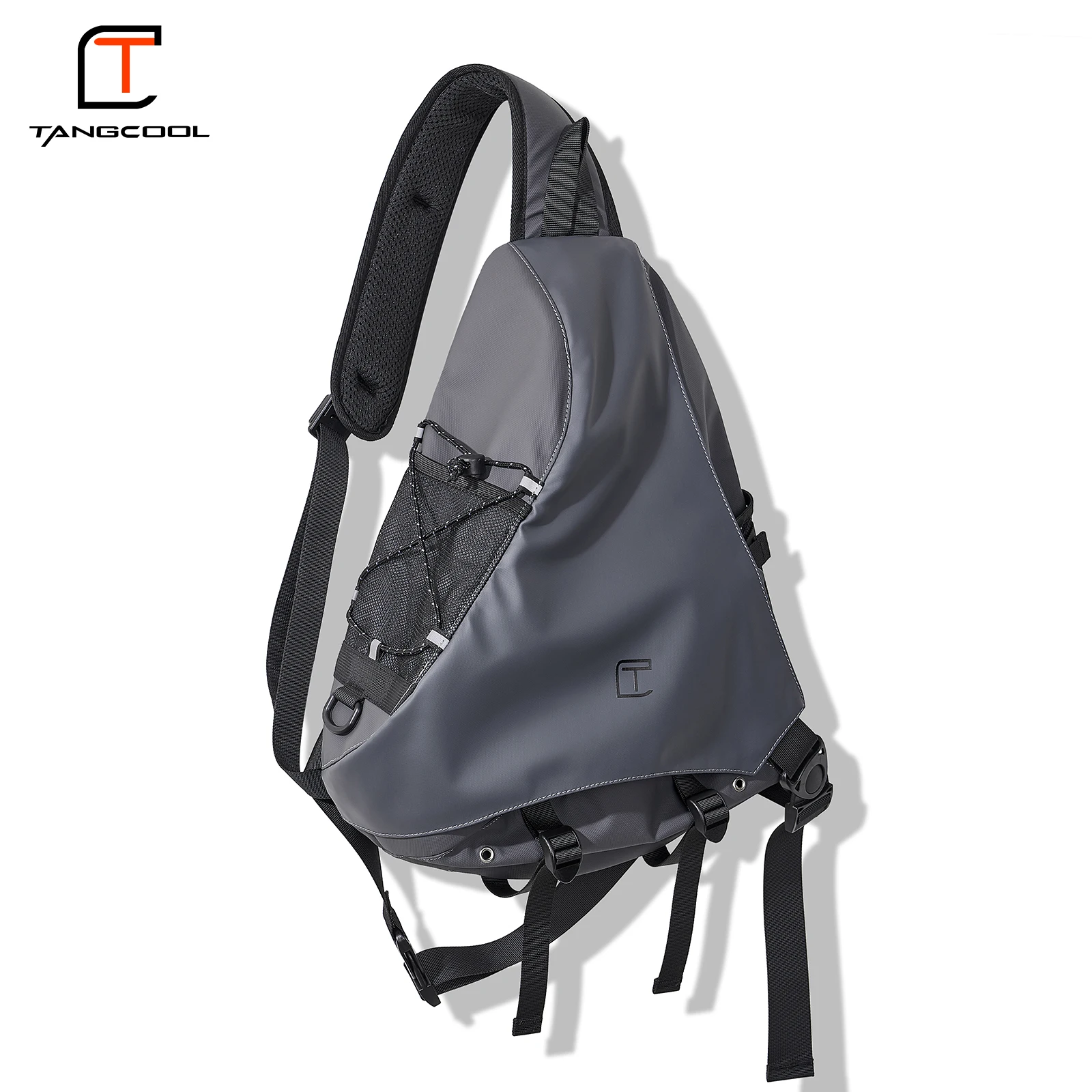 TANGCOOL 2026 Men Sling Backpack Waterproof Crossbody Bag Anti-theft Chest Bag For Travel Hiking