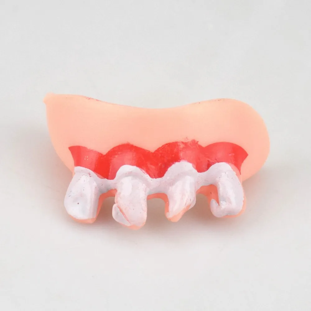 Protesi Bavaglio Protesi Divertenti Shock Gomma Denti Brutti Divertenti 10 Stile Denti Protesi Finti Decorazione di Halloween Prop