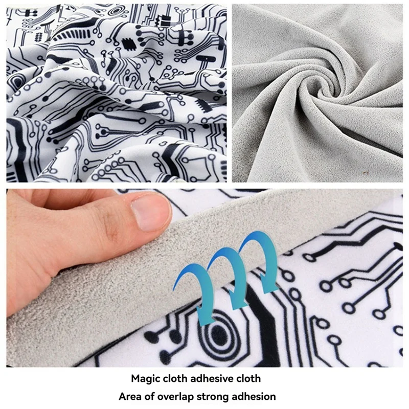 Сумка для камеры 55 см, волшебная самоклеящаяся ткань, чехол для камеры, защитная пленка для объектива, защитная сумка для хранения, косметичка