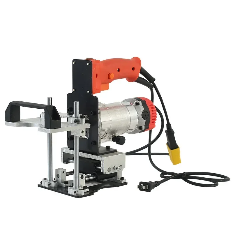 New 220VPortable Two-in-one Slotting Machine Invisible Connector Mold Small Milling Cutter Positioning Frame Slotting Trimming M