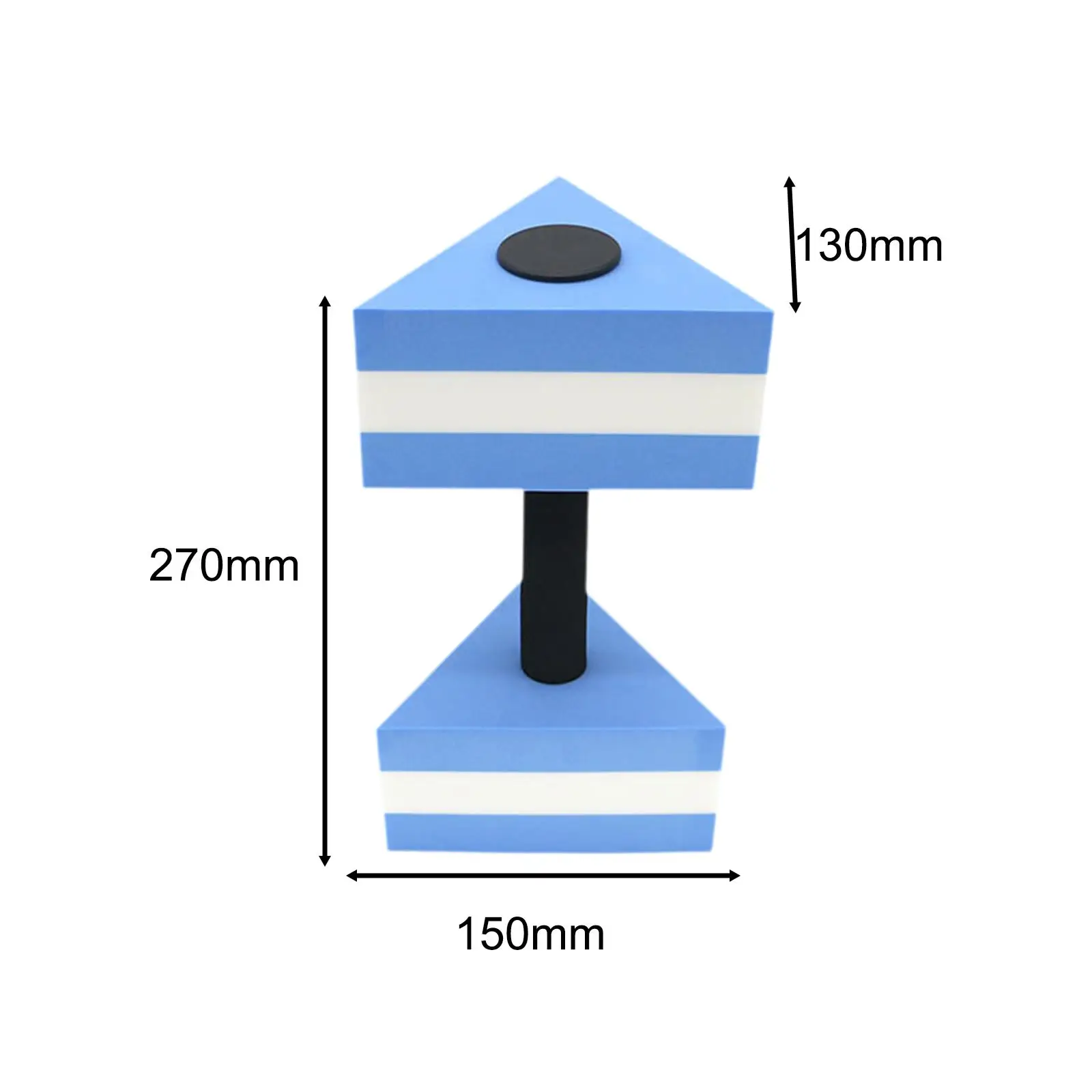 Water Dumbbells EVA Resistance Bar for Pool Workouts Aquatic Exercise Barbell for Upper Body Strength for Men and Women