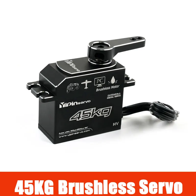 

GX3345BLS 45KG Digital Servo Brushless High Torque Metal Gear 180 270 Degree for 1/8 1/10 RC Crawler Truck Robotics DIY Parts