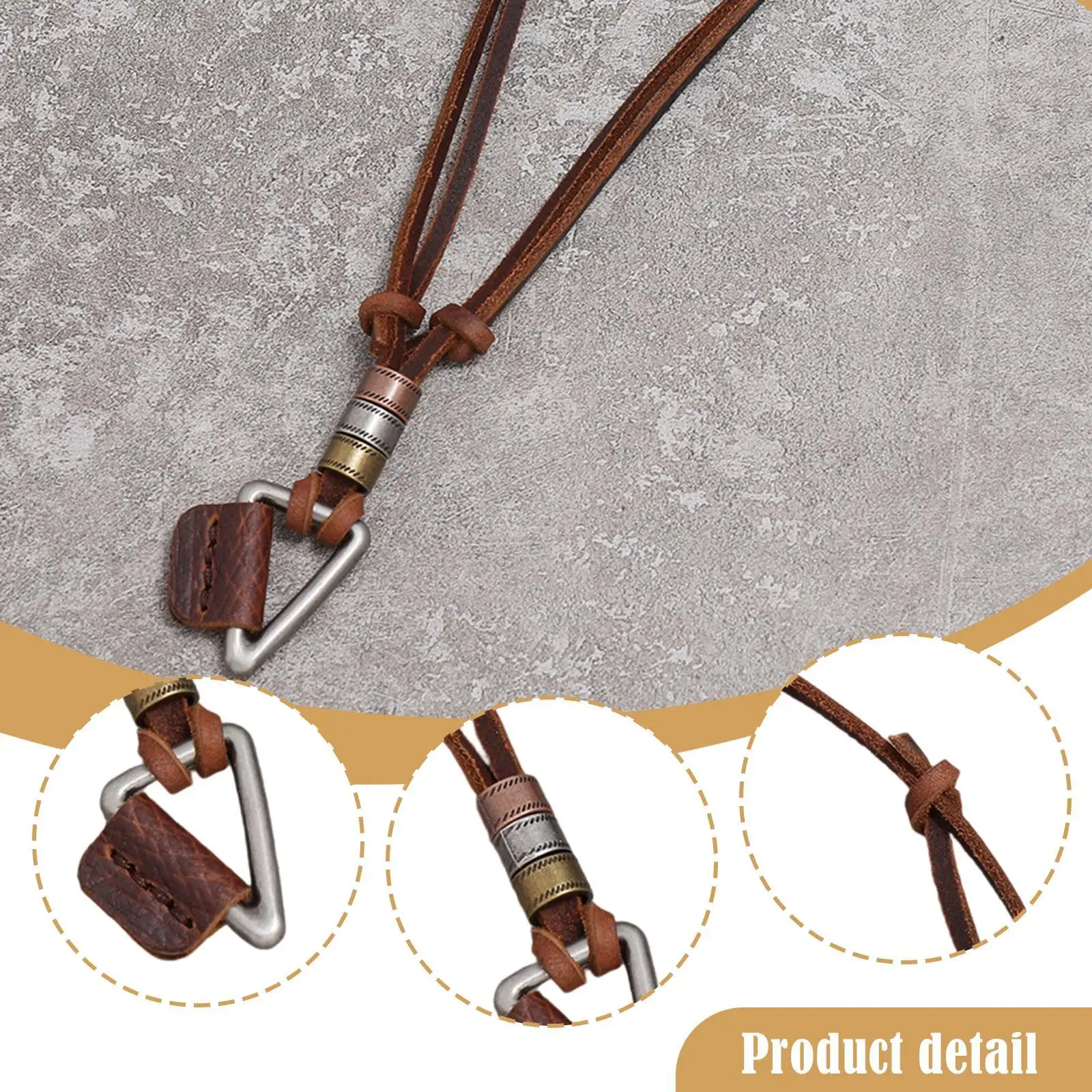 بو الجلود قلادة قلادة فاسق الرجال قلادة لمهنة المهرجان #5