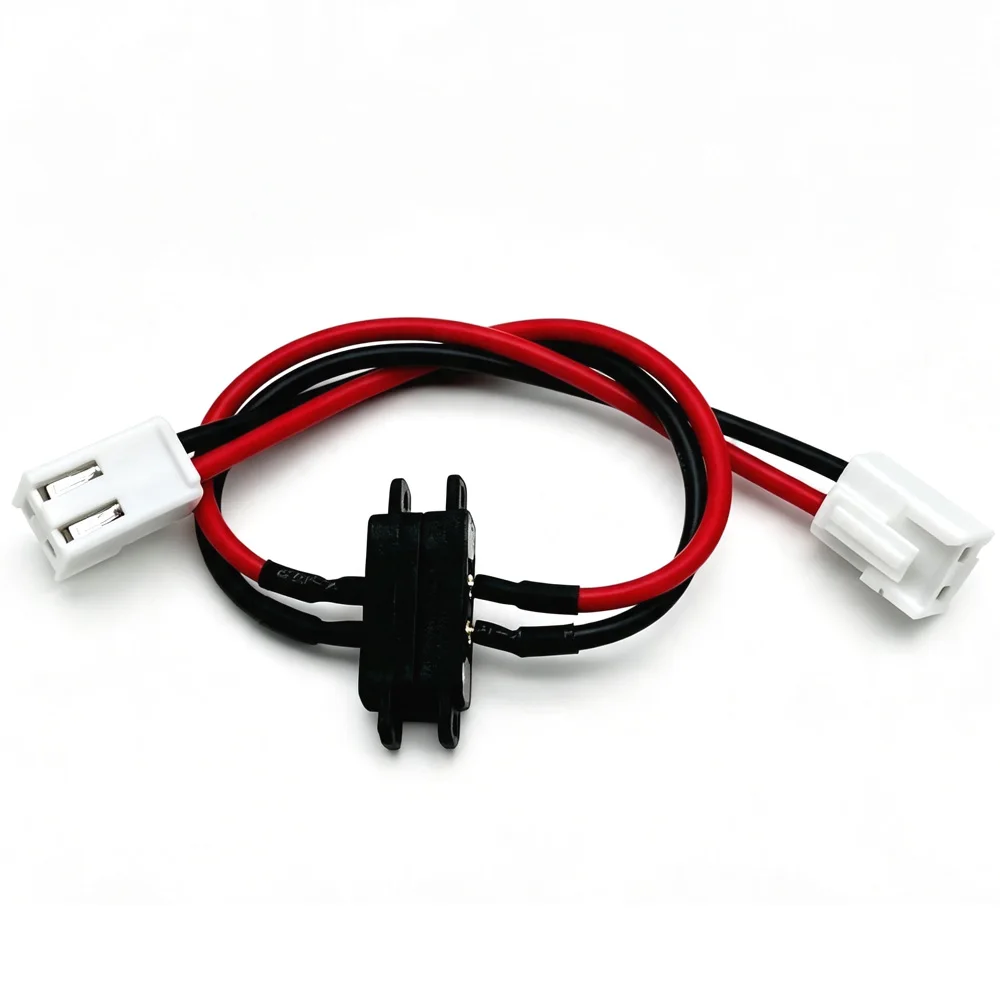 2Pin 5A Magnetic Pogo Pin Connector Plug With Ears Spacing 4.0 2.54mm Male Female Magnetic Extension Cable For RC Car DIY