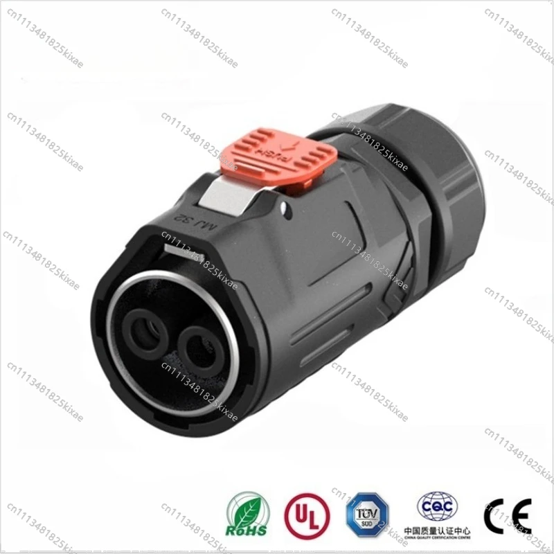 For MJ32 Self-locking Waterproof Aviation Plug, New Energy High-power Current 2P 120A Panel Mounting Connector