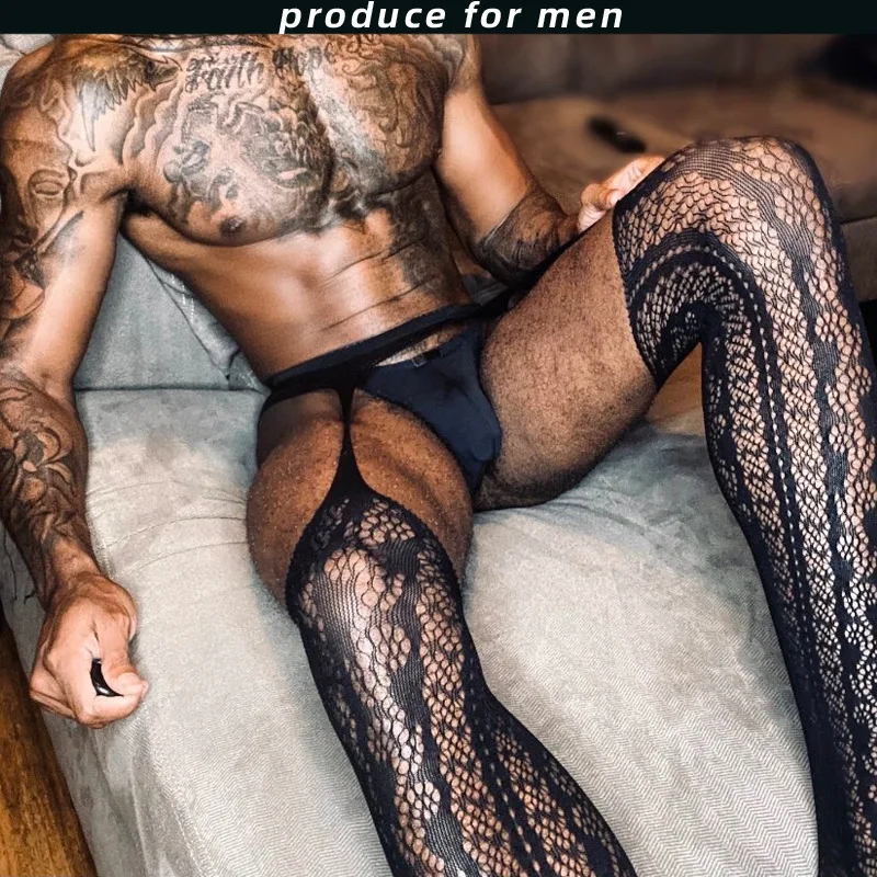 Erotische Sexy Strumpfhosen Fishnet Körper Strümpfe Erwachsene Männliche Unterwäsche Mann Transparent Club Party Nachtwäsche Sex Strumpfhosen für Männer geschenke