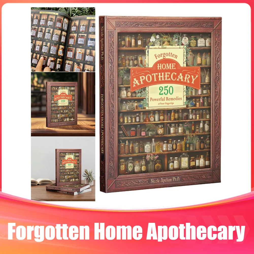 Forgotten Home Apothecary 250 Powerful Remedies at Your Fingertips Natural Home Remedies Book for Wellness Home Doctor Book