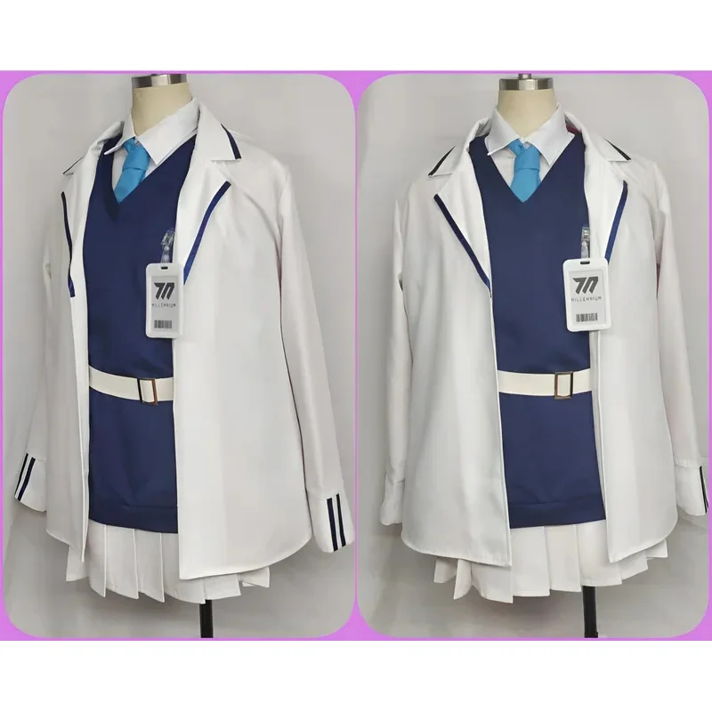 

ff34《》Blue Archive Shiraishi Utaha Cosplay Costume Cos Game Anime Party Uniform Hallowen Clothes Clothing Wig Headwear