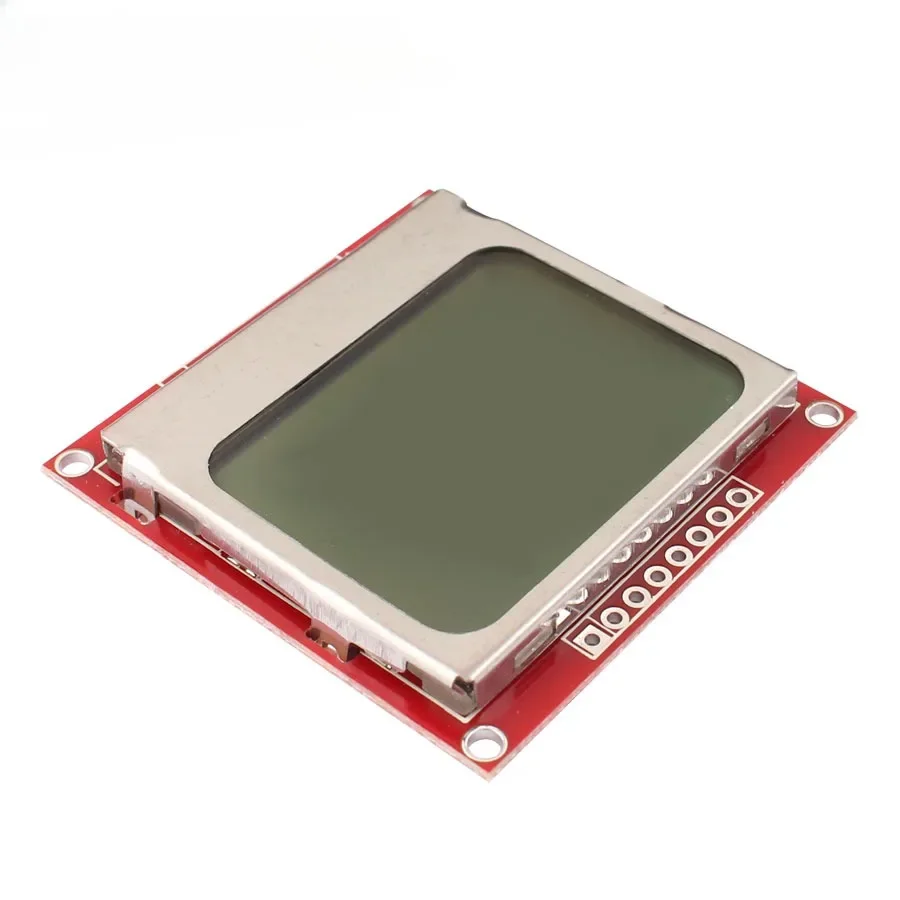 1pc LCD TFT Display Module 84*48mm Monitor White Backlight Adapter PCB For Nokia 5110 Screen Dot Matrix Digital For Arduino