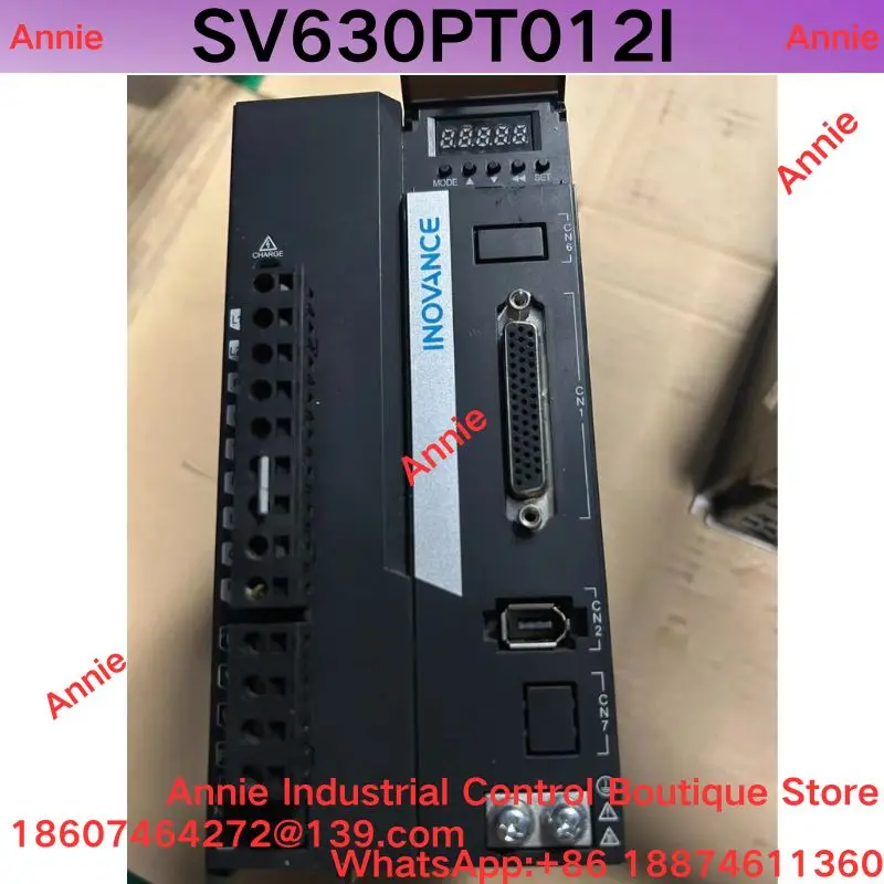 Second-hand test OK  SV630PT012I Servo Drive (2.9kW/3.0kW, Pulse Type, Three-Phase 380V)