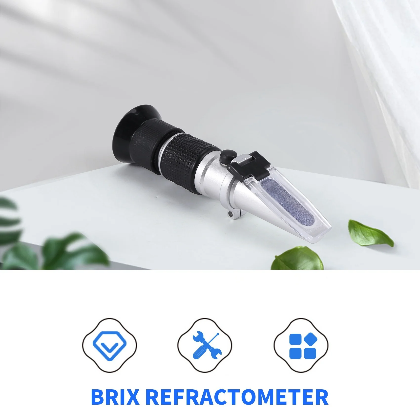 Delicate Texture-REFRACTOMETER - Refractometer 0-90% Brix, Sugar Level
