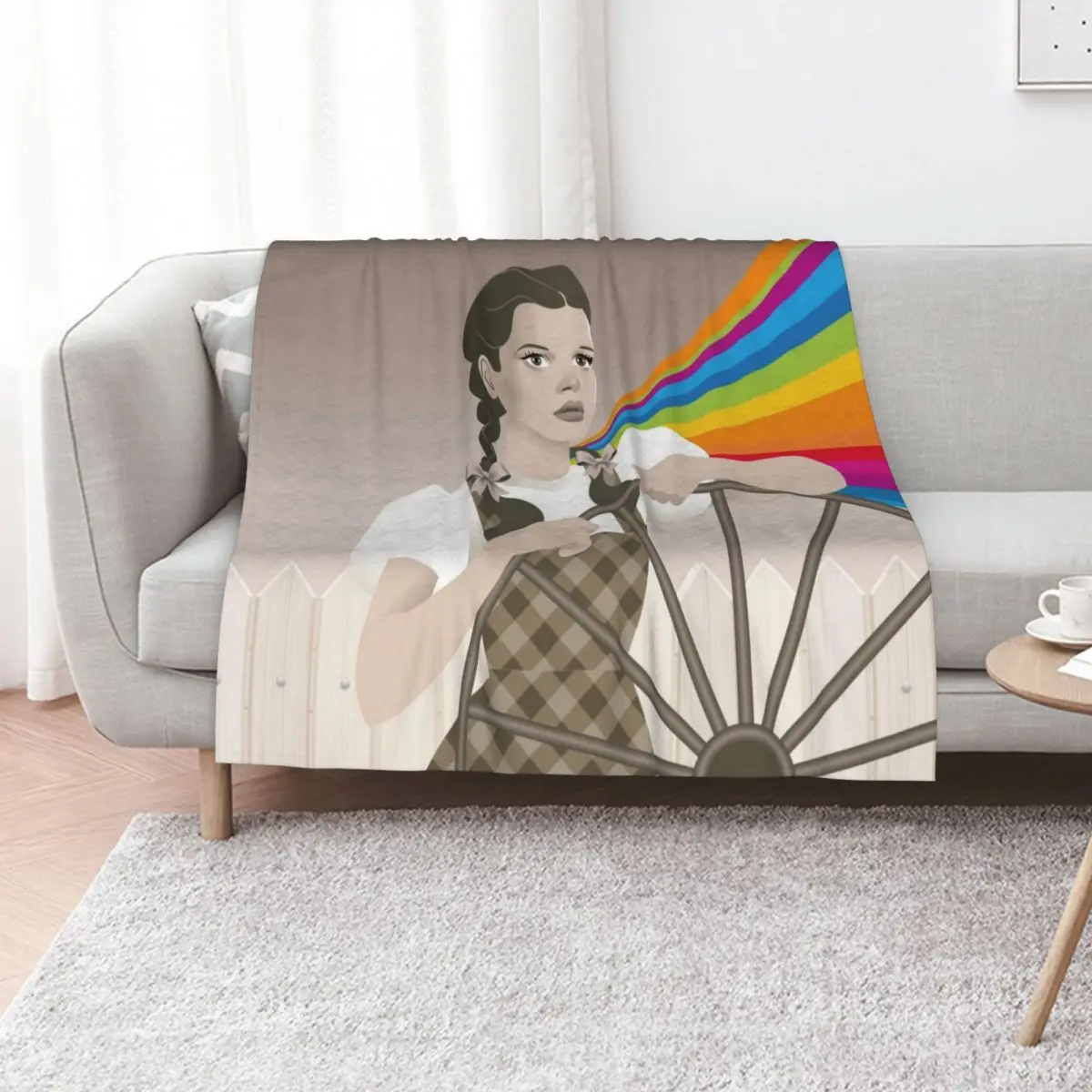 Somewhere Throw Blanket Luxury Thicken Hairys Shaggy Camping Decorative Sofa Sofa Quilt Blankets