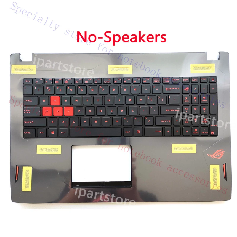 A+  New Palmrest For ASUS ROG GL502 GL502VS Upper Case With Keyboard No-Speakers US