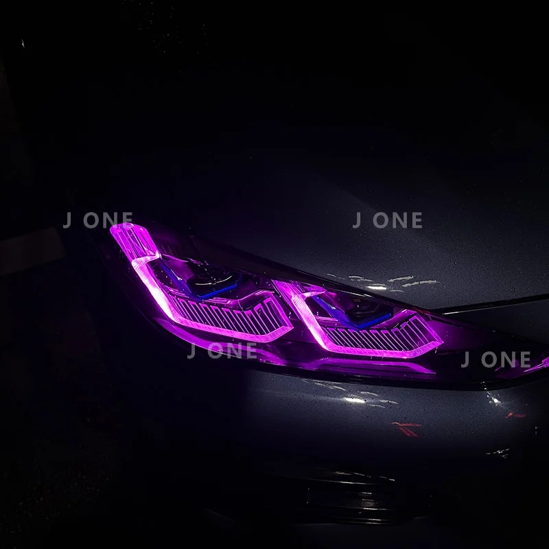 J ONE Drl Rgb التحكم في الألوان عن طريق الهاتف لسيارات BMW 4 Series M3 M4 G22 G23 G26 G80 G82 G83 2022 إلى 2023 Rgb Drls لملحقات السيارات #6