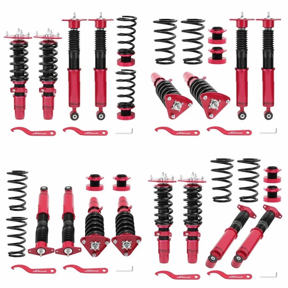 

MaXpeedingrods Adjustable Coilover Suspension Kit for Mazda 3 2004-2009, Performance Shock Absorber