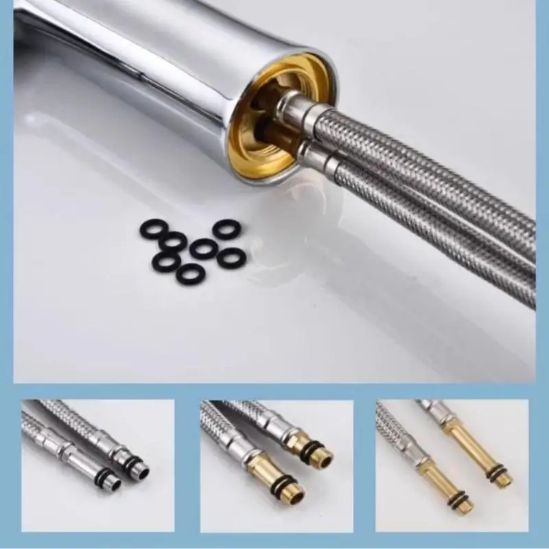 1 box Spacer Plumbing Faucet O-rings Rubber Washer Sealing Gasket Faucet Accessories Seal Ring Set for Kitchen Bathroom 5