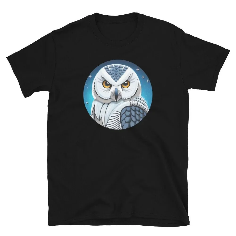 T-shirt Snowy Owl / Soft Unisex Tshirt for Animal Lovers