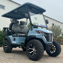 CE Approved 4 6 Seater Luxury Electric Utility Vehicle Golf Cart Buggy Car 48V 72V Lithium Battery  4 Wheel Golf Cart