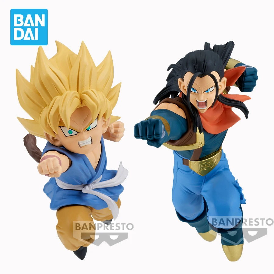 Banpresto Dragon Ball Match Makers Goku Super Android 17 PVC Action Figures DBZ Anime Figurines Collectible Model Toy Figurals