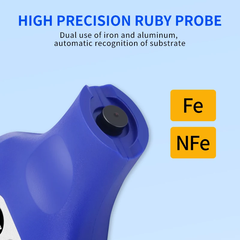 DONGRU DR-A5 المحمولة طلاء الطلاء قياس سمك متر فاحص السيارات لقياس أضرار السيارة قابلة للشحن