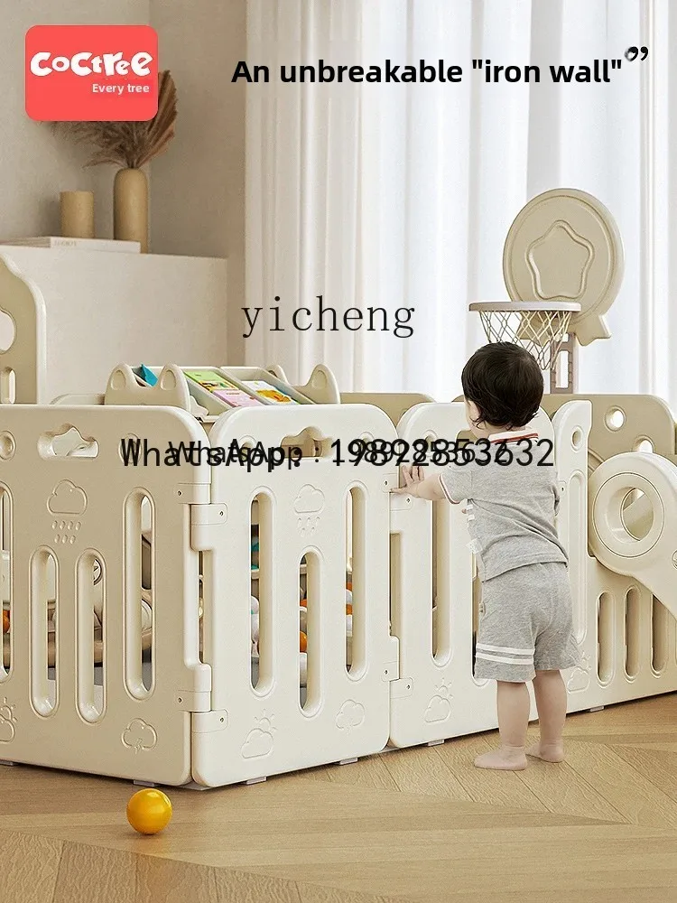 ABC Baby Game Fence واقية لأرضية الأطفال في الأماكن المغلقة، سجادة زحف للاعبين، سياج آمن للأطفال الصغار