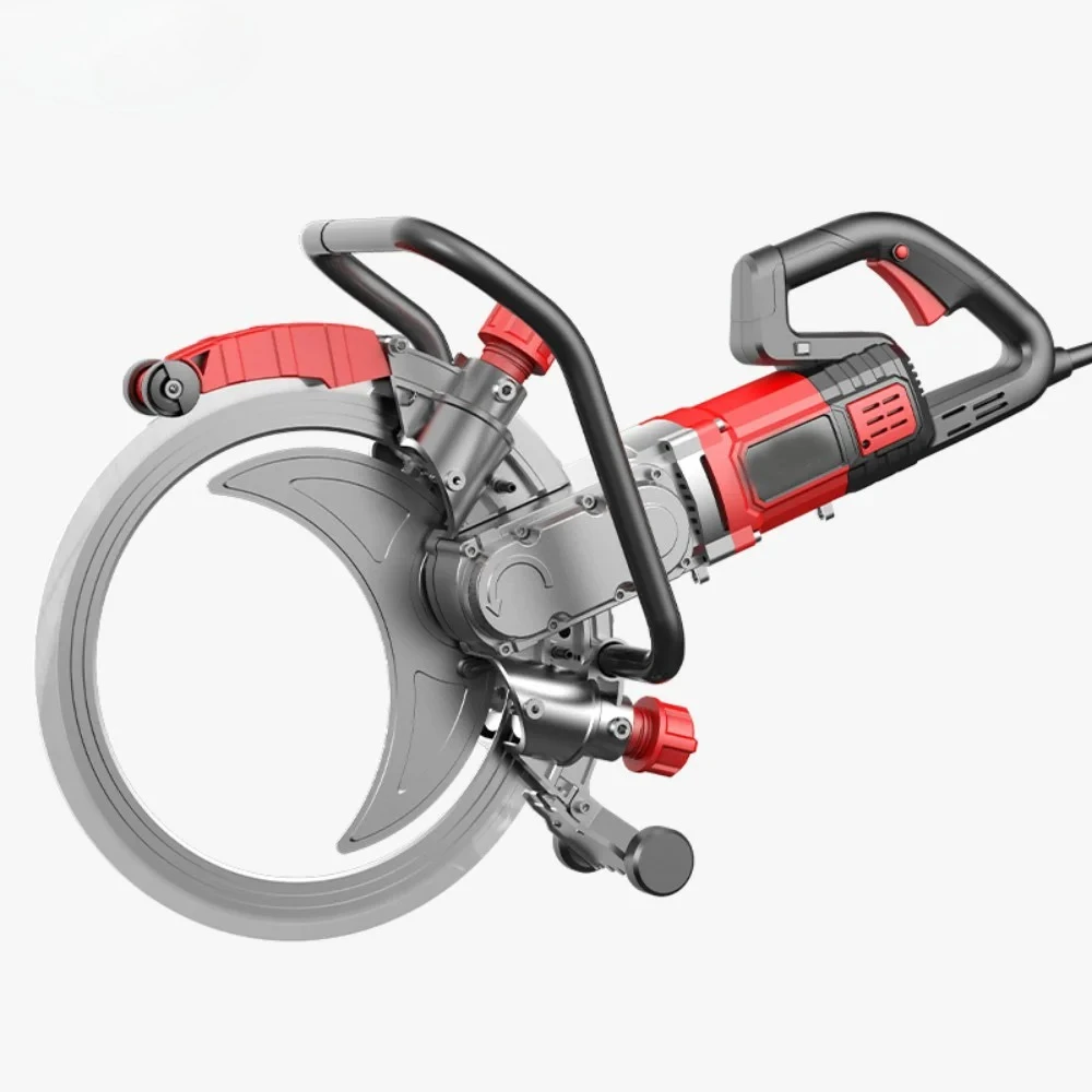 220-240V High Power Multifunctional Ring Saw - 30-60mm Adjustable Wet Cutting for Concrete Wall/Road