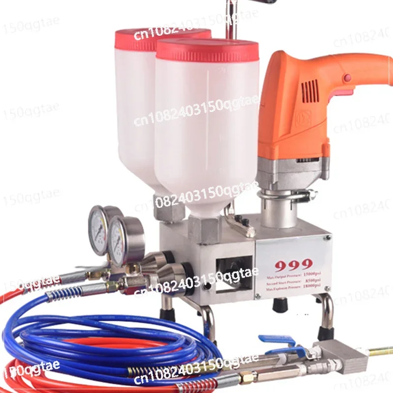 220V/1100W Two-Component Grouting Machine High Permeability Two-Component Polyurethane Foam/Epoxy Resin Grouting Machine