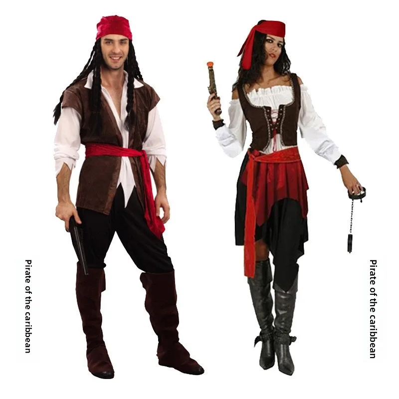 

Vintage Pirate Costume for Adults Nautical Adventure Cosplay for Theme Parties