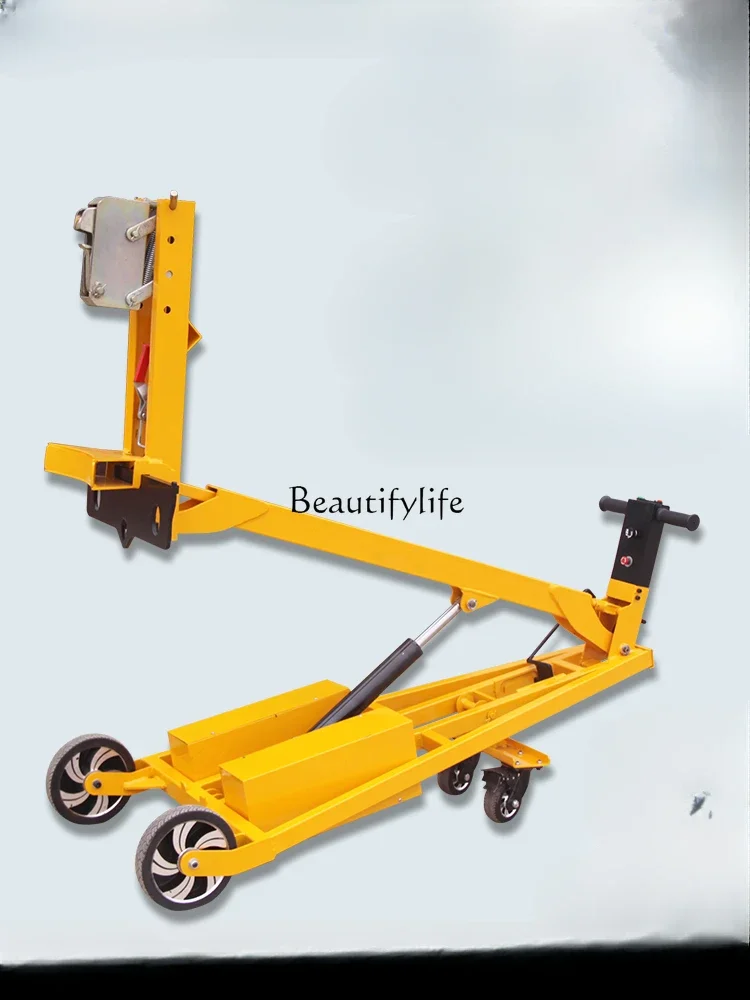 Multifunctional Electric Truck Mobile Hydraulic Forklift Crane Arm Hand Push Crankarm Folding Loading and Unloading Truck