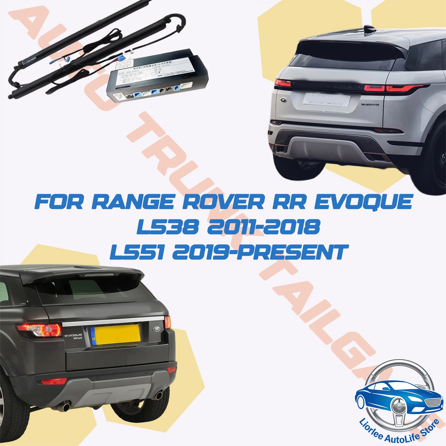 For Range Rover RR Evoque L538/L551 2011-present Car Power Trunk Lift Electric Hatch Tail Gate Strut Auto Rear Door Actuator