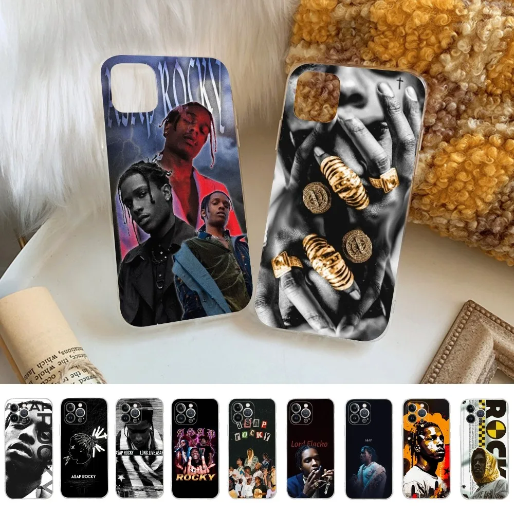 

Singer A-Asap Rocky Phone Case For iPhone 16 15 14 13 12 Mini 11 Pro XS Max X XR SE 6 7 8 Plus Soft Silicone Cover